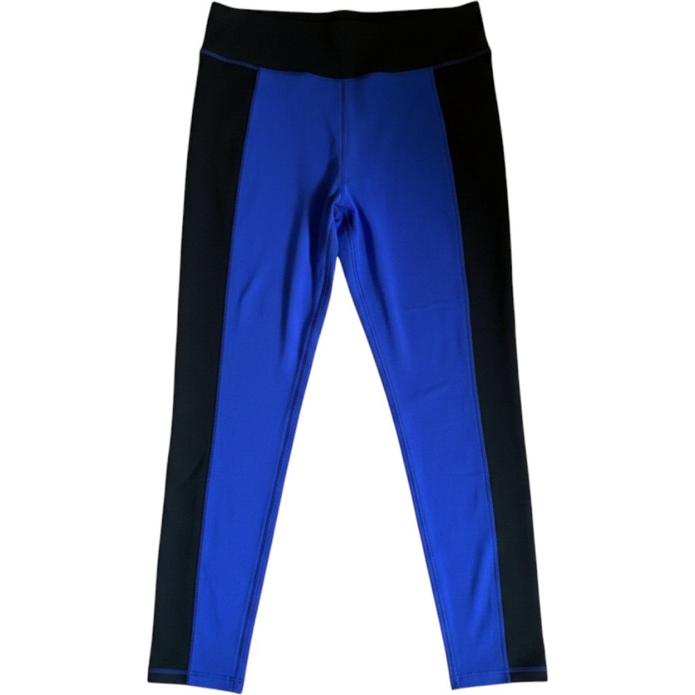 ZUZUZEN ACTIVE Black And Blue Active Wear Leggings Women Size L